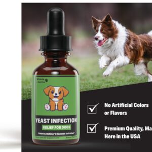 Natural Yeast Infection Treatment for Dogs | Helps to Support Itching Relief, Allergy Relief, Scratching Relief & More | Dog Ear Infection Treatment | Itch Relief for Dogs | Dog Itch Relief | 1 oz