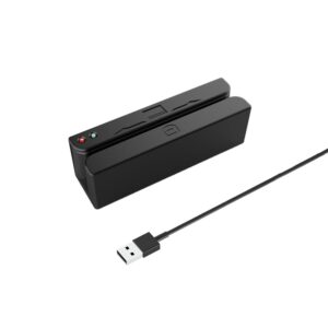 qicarwow msr90u magnetic stripe smart card reader can read usb interface on all 3 tracks