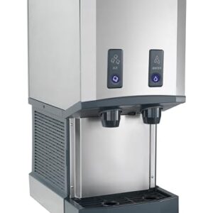 Scotsman HID312AB-1 Meridian Push-Button Countertop Nugget Ice & Water Dispenser, Air Cooled - Up to 260 lb. Production, 12 lb. Storage