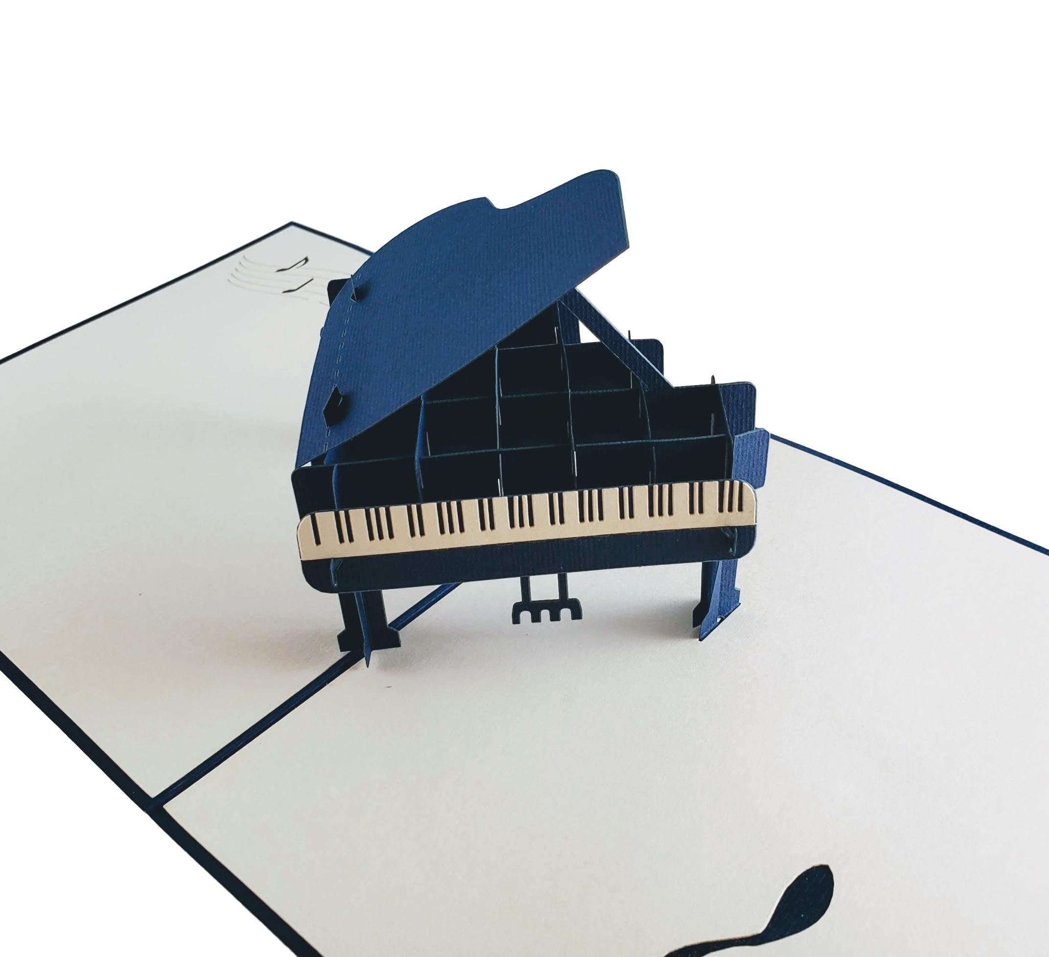 iGifts And Cards Piano Maestro: 3D Pop Up Card for Musicians - 6"x6" Enveloped Melody, Ideal for Recitals & Music Teachers, Notes of Appreciation, Gift for Concert Pianists' Birthday