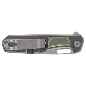 Gerber Gear MiniSada Folding Pocket Knife with Clip, Utility Foldable Knife with Steel Blade, EDC Gear