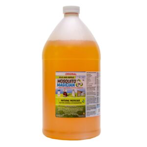 mosquito magician liquid concentrate - kills mosquitoes, fleas, and fire ants - use with pump or backpack sprayers, foggers, or automatic misting machines - ideal for yards, lawns, patios - 1 gallon