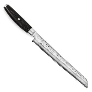 yaxell ketu sg2 bread knife - made in japan (9" blade)