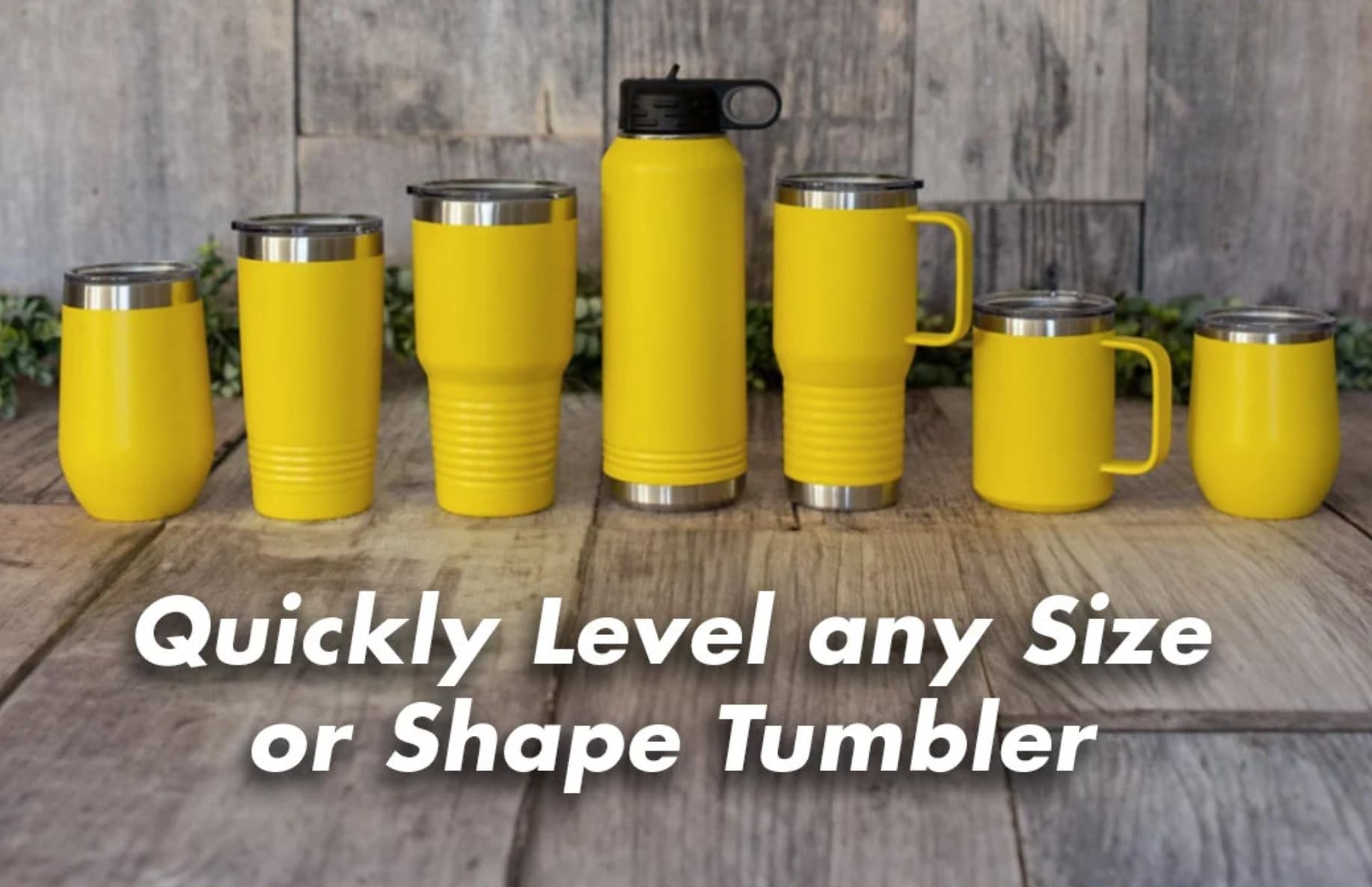 Tumbler Laser Level - Level Any Cup, Tumbler or Water Bottle with Ease - Laser Rotary Tool