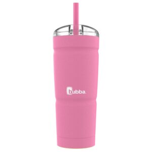 bubba envy s stainless steel tumbler, 24oz. water bottle, medium, azalea