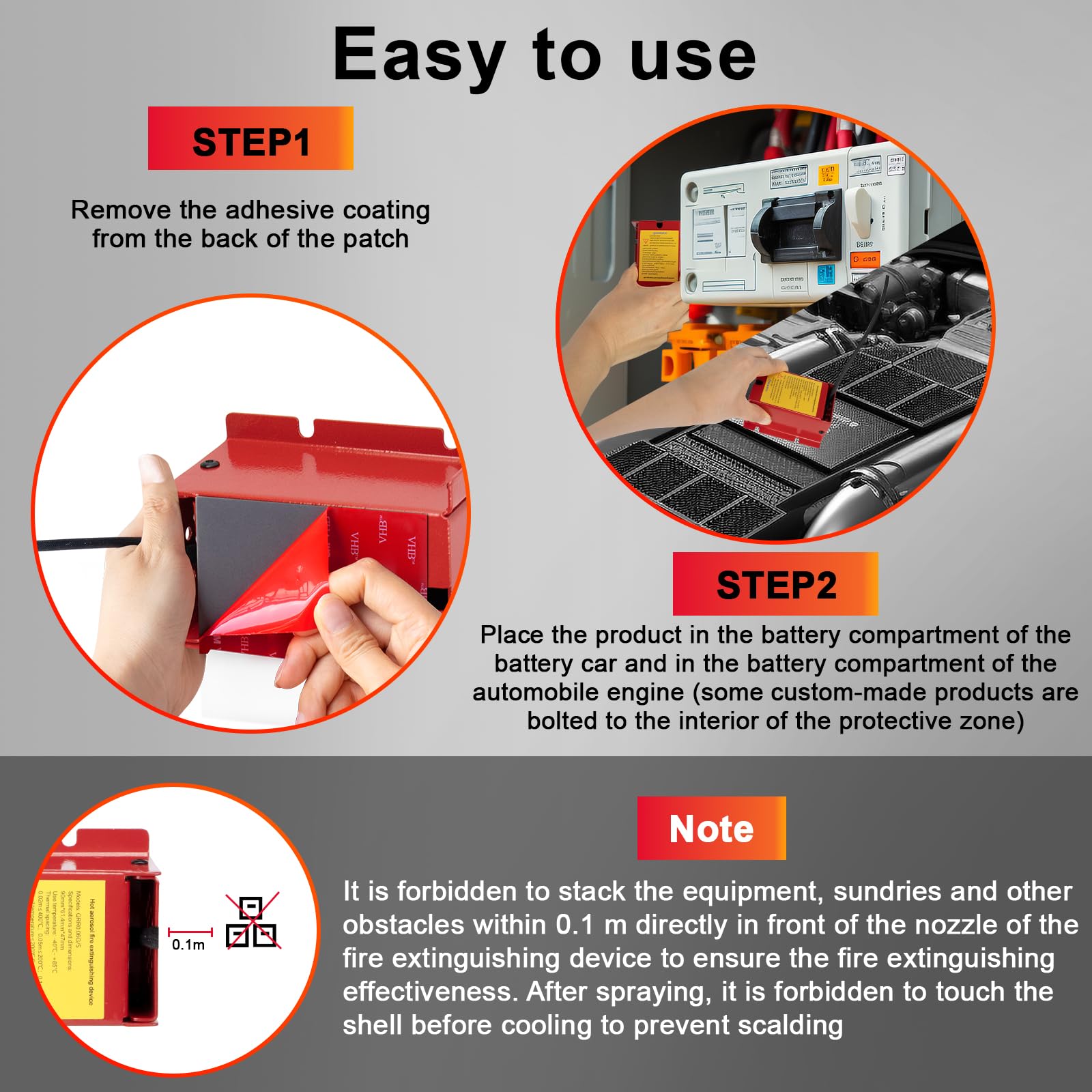 Small space automatic fire extinguishing device, household fire extinguisher, power distribution equipment fire extinguishing device, energy storage equipment fire preventer, battery fire protection