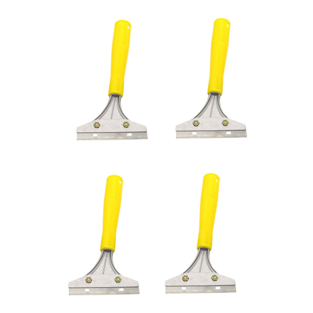 Amosfun 4pcs Cleaning Blade Floor Scraper for Home Sturdy Paint Scraper Kitchen Tool Scraper Wallpaper Remover Scraper Wall Cleaning Tool Aluminum Alloy Scraper Multi-Purpose Scraper