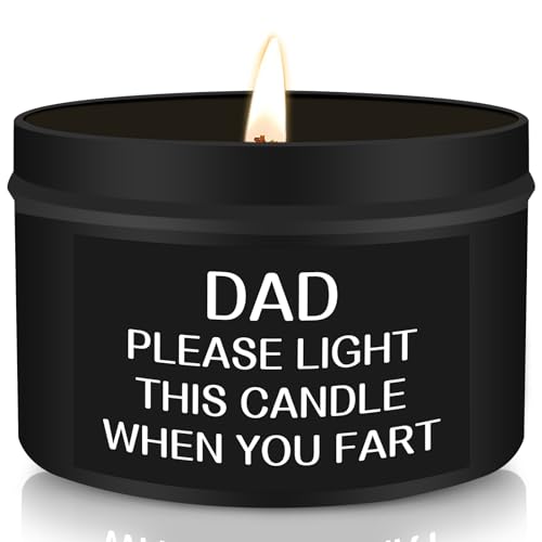 Father's Day Gifts from Daughter Son Wife Kids, Funny Fathers Day Dad Gifts for Dad Step Dad Bonus Dad New Dad Grandpa Men Gifts, Daddy Gift Ideas Gag Cool Gifts for Dads, Happy Fathers Day Candle