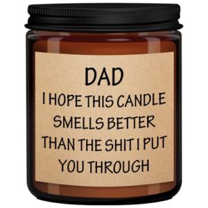 father's day gifts from wife son daughter father's day gifts for dad men birthday gift ideas gag unique cool gifts for dads step dad bonus dad new dad gifts funny fathers day candle for men