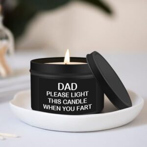 Father's Day Gifts from Daughter Son Wife Kids, Funny Fathers Day Dad Gifts for Dad Step Dad Bonus Dad New Dad Grandpa Men Gifts, Daddy Gift Ideas Gag Cool Gifts for Dads, Happy Fathers Day Candle