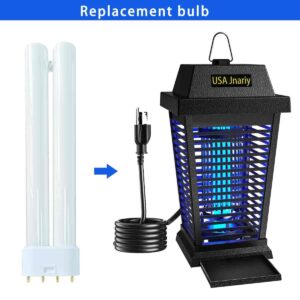 USA Jnariy Bug Zapper Replacement Light Bulb for 18W Insect Attracting Lamp 4-Pin Base H Shaped Twin Tube Bulb for Outdoor Mosquito Zapper Fly Traps Outdoor