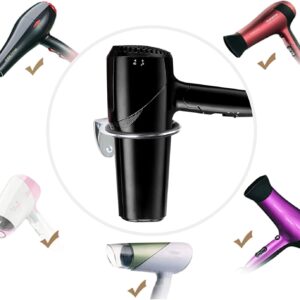 Hair Dryer Holder,Stainless Steel Blow Dryer Holder,Durable Hair Dryer Wall Mount,hairdryer Holder for Bathroom