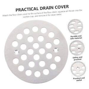 BUTIFULSIC 2pcs Round Floor Drain Cover Sink Stopper Sink Sewer Cover Shower Drain Cover Sewer Draining Stoppers Bathtub Drain Cover Stainless Steel Drain Strainer Floor Drain Stopper