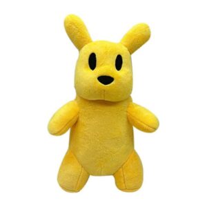 generic rain world plush toy, cuddly cartoon anime stuffed animal slugcat plush doll character pillow, rain world slugcat plushies for cartoon fans gift for kids fans gift(yellow), red