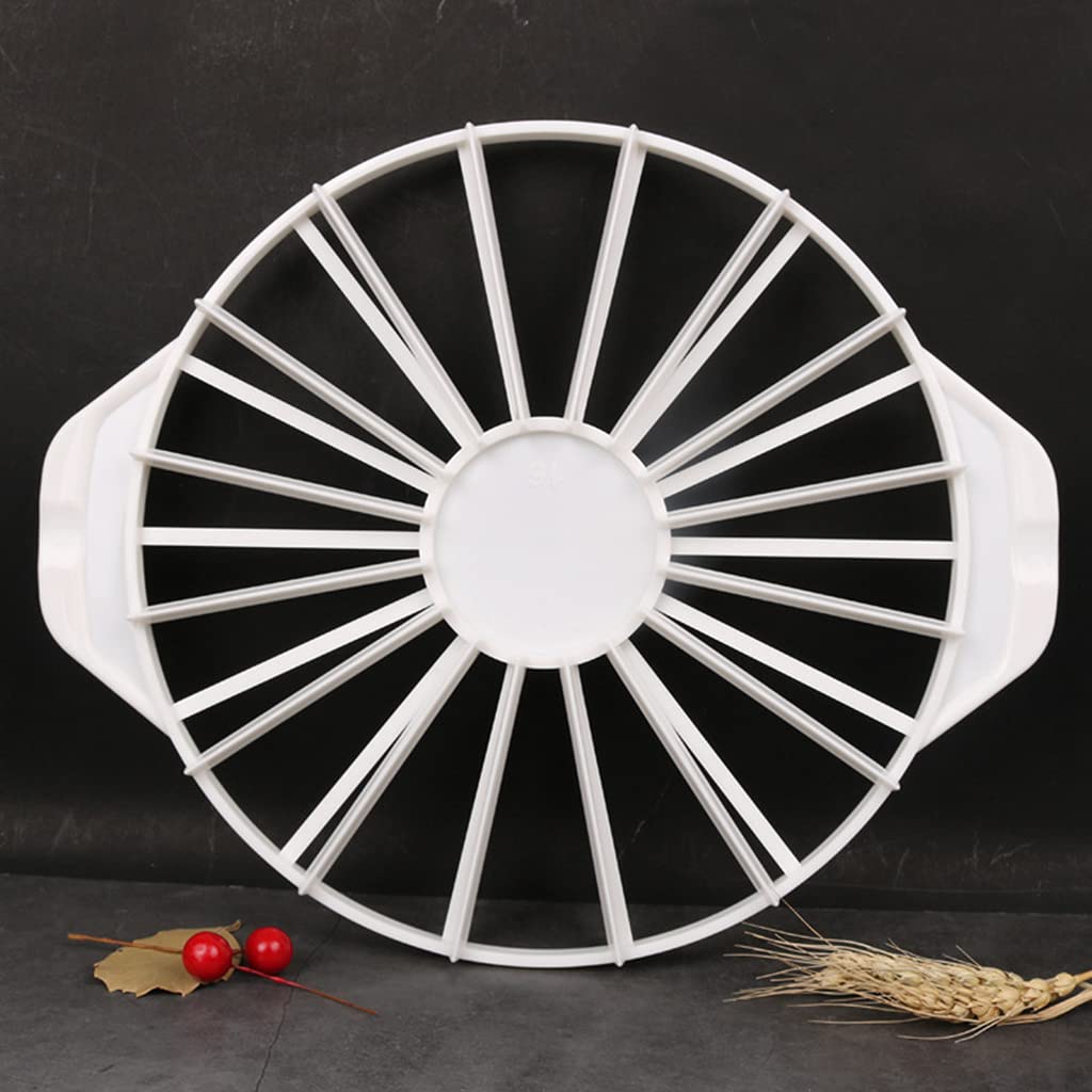 Baking Cake Slicers Household Cakes 14/16 Pieces Slicer Cutter Round Equal Portion Marker Divider Baking Tool White Cake Cutter Circle