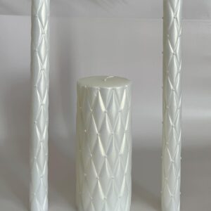 Magik Life Unity Candle Set for Wedding - Wedding Unity Set for Reception and Ceremony - Candle Sets - 6 Inch Pillar and 2 * 10 Inch Tapers