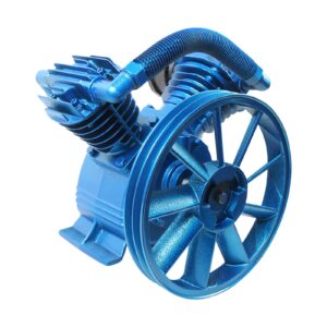 175psi 5.5hp twin cylinder air compressor pump head, v style air compressor pump unit with flywheel,exhaust cylinder cast iron compressor head pump