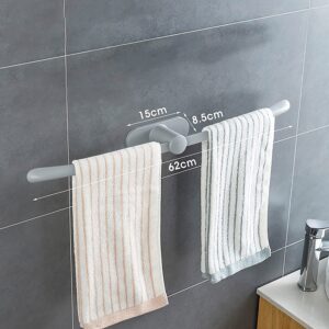 Generic Towel Bar, for Bathroom Kitchen Towel Rack Self Adhesive Towel Holder Storage Rack Shoe Rack Punch-Free Shelf Bath Towel Holder Bathroom Rack/Blue