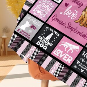 standhustle Blanket for German Shepherd Lover Gifts for German Shepherd Mom - 50" X 60" I Just Freaking Love German Shepherd - Birthday Present for Dog Mom Lover Girls