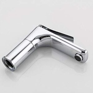 Kitchen Taps Innovative Fashion Style Home Balck Bath Basin Faucet Cold and Hot Water Taps White Bathroom Sink Mixer Faucets