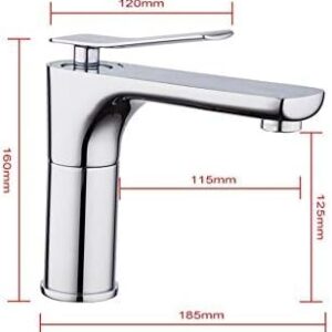 Kitchen Taps Innovative Fashion Style Home Balck Bath Basin Faucet Cold and Hot Water Taps White Bathroom Sink Mixer Faucets