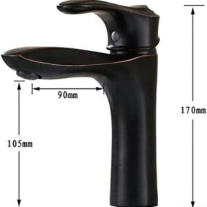 Kitchen Taps Faucet Fashion Style Bathroom Sink Faucet Cold and Hot Water Taps Black Single Lever Bath Mixer Deck Mounted Ship Sink Faucet