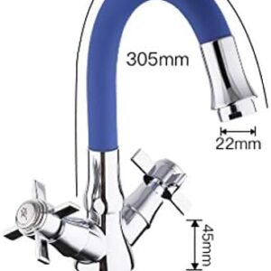 TECKI Kitchen Taps Basin Faucet Zinc Alloy Deck Mounted Bath Taps Faucet Mixer Bathroom Sink Faucet Water Sink Tap Bathroom Faucet