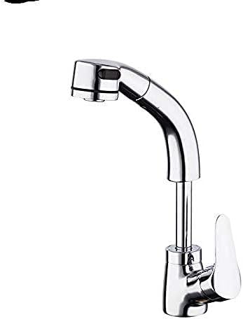 TECKI Kitchen Taps Kitchen Tap Faucet Brass Pull Out Sink Faucet Bathroom Sink Taps 2 Ways Water Outlet for Washing Cold Hot Water Bath Mixer