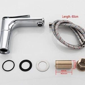 Kitchen Taps Innovative Fashion Style Home Balck Bath Basin Faucet Cold and Hot Water Taps White Bathroom Sink Mixer Faucets