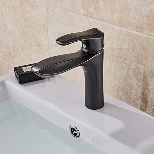 Kitchen Taps Faucet Fashion Style Bathroom Sink Faucet Cold and Hot Water Taps Black Single Lever Bath Mixer Deck Mounted Ship Sink Faucet