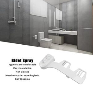 Smart Toilet Bidet, Non Electric Toilet Bidet with Movable Nozzle Self Bidet, Bidet Attachments