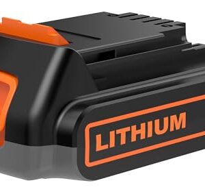 BULL-TECH 20 Volt MAX 2.0Ah Lithium Black and Decker 20V Battery,Compatible with All Power 20V Black and Decker Power+ Tools