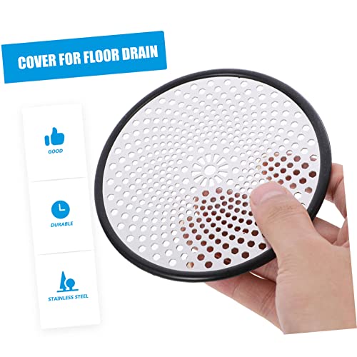 Stainless Steel Floor Drain Cover Hair Sink Kitchen Sink Strainer Shower Drain Cover Sink Drain Cover Bathtub Drain Protector Stainless Hair Catcher Bathroom Drain Covers Filter