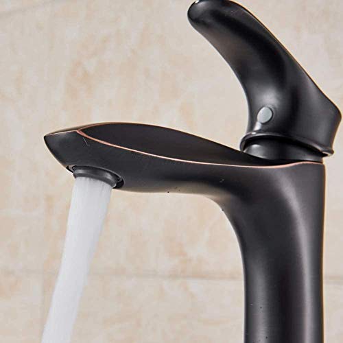 Kitchen Taps Faucet Fashion Style Bathroom Sink Faucet Cold and Hot Water Taps Black Single Lever Bath Mixer Deck Mounted Ship Sink Faucet