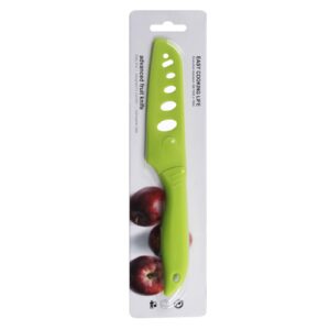 Amroicus Paring Knife 4 Inch with Knife Cover, 3Cr13 Stainless Steel Peeling Knife, Fruit and Vegetable Knife, Small Kitchen Knife with Ergonomic Handle