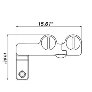 Bidet Toilet, Toilet Bidet, Bidet Toilet Seat, Ultra-Slim Self Cleaning, Dual Nozzle (Frontal & Rear Wash) Fresh Cold Water Pressure Adjustable, Non-Electric Bidet Attachment for Toilet Foldable