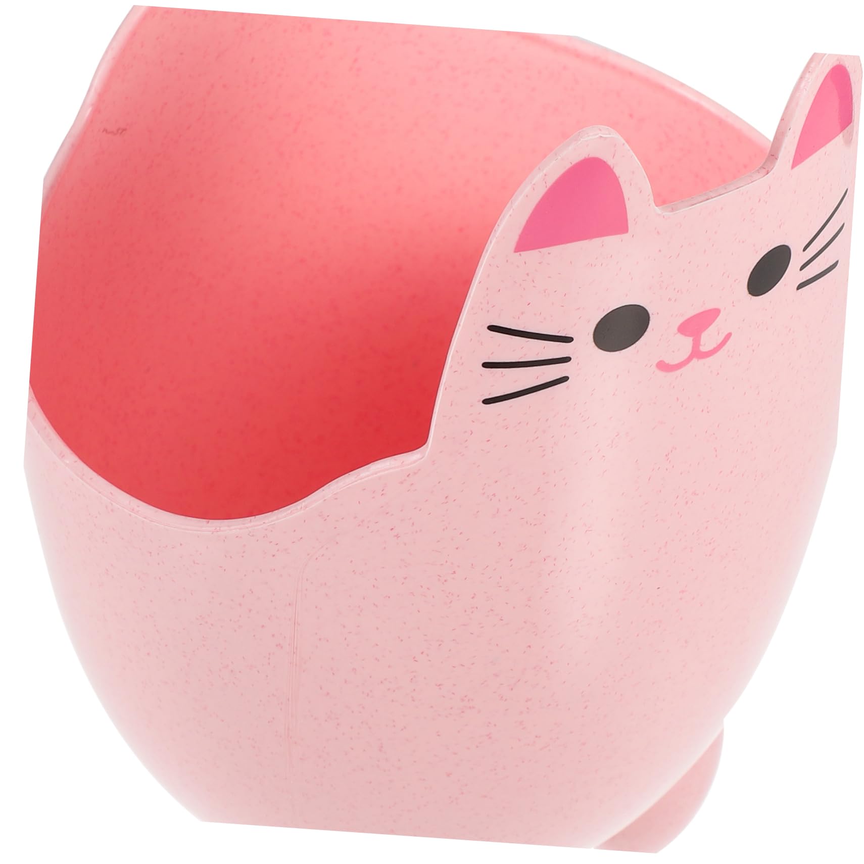 MAGICLULU Cat Shaped Trash Can Plastic Waste Basket Countertop Trash Can Mini Baskets Desk Trash Can Mini Plastic Baskets Rv Trash Can Garbage Can Kawaii Cat Trash Can Pink Cat Trash Bin