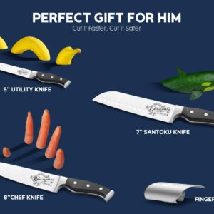 ASETY Husband Gifts, Gifts for Men Him Husband, Birthday Gift, Special Occasions, Gift for Husband from Wife, Best Husband Ever Knife Cooking Gifts