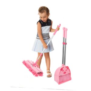 Beaupretty 1 Set Children's Broom and Dustpan Accessories Cleaning Accessories Small Broom Prop Small Dustpan Home Kid's Broom Children Dustpan Household Cleaning Tool Kid Mop