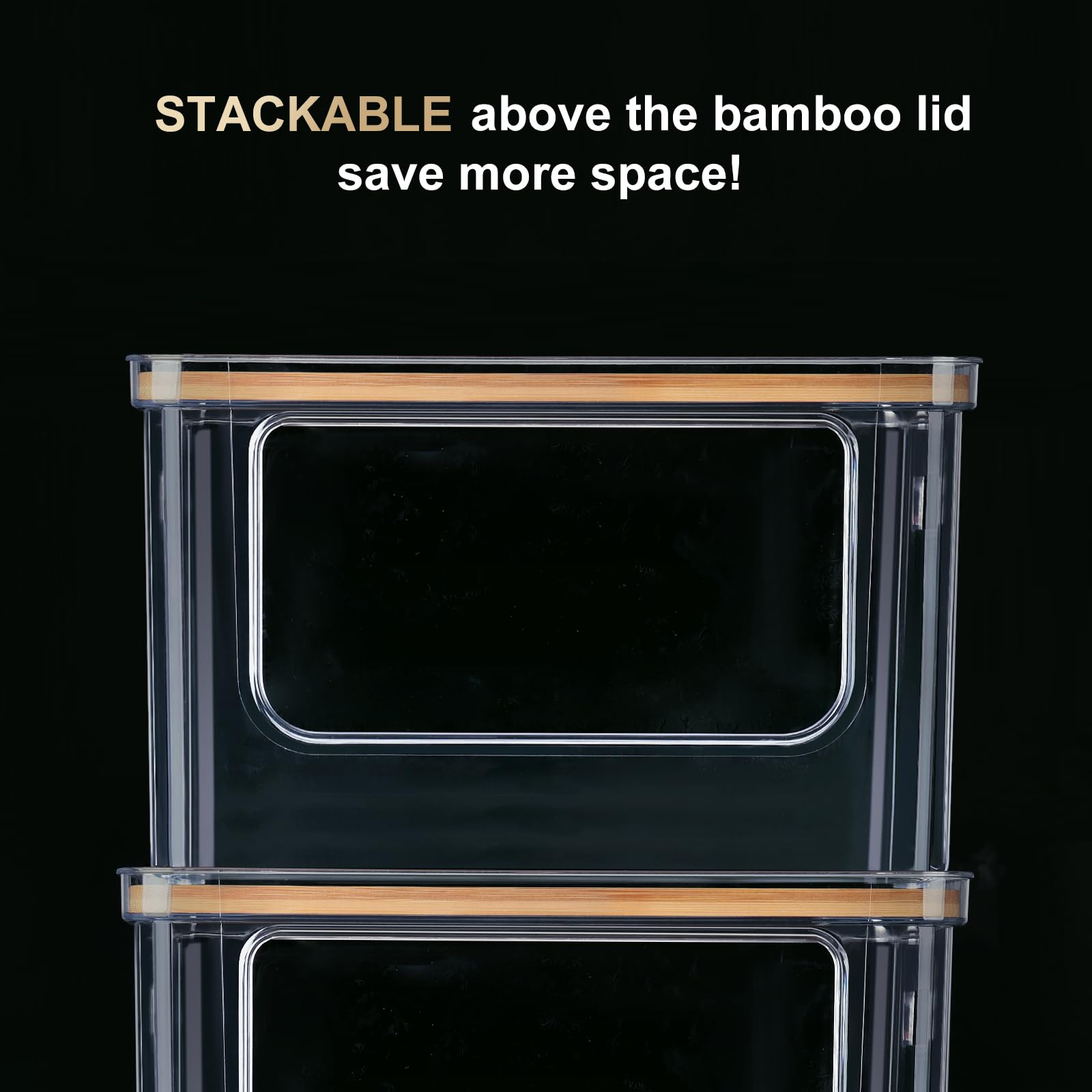 Spacemart Stackable Storage for Laundry Room Organization Extra Large Trash Bag Dispenser