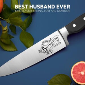 ASETY Husband Gifts, Gifts for Men Him Husband, Birthday Gift, Special Occasions, Gift for Husband from Wife, Best Husband Ever Knife Cooking Gifts