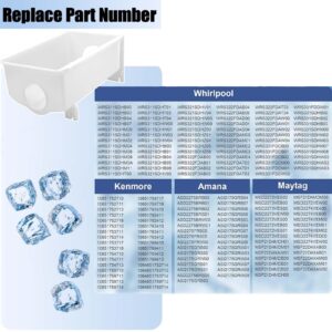 GRGTHDS W10850492 Refrigerator Ice Bucket,Compatible with Whirlpool Kenmore Maytag Amana,Ice Maker Replacement Parts W10670844 Ice Container Bin WRS321SDHB00 WRS322FDAM04 WRS321SDHZ05 WRS311SDHB00