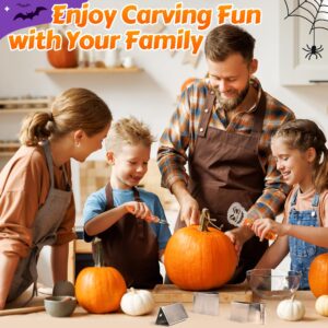 ZIZZ Pumpkin Carving Kits for Halloween: 28pcs Stainless Steel Pumpkin Carving Tools Sets for Halloween DIY Lanterns Craft Party Decoration Gifts for Teen Kids Adults & Beginner