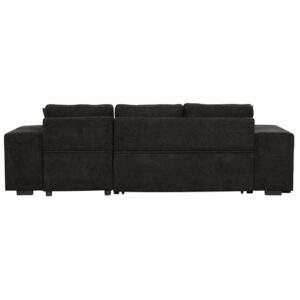 Eafurn L Shaped Reversible Sleeper Sectional Sofa Pull Out Couch Bed with Storage Chaise Lounge and 2 Stools, Button Tufted Chenille Upholstered Convertible Pullout Sofabed for Living Room Office