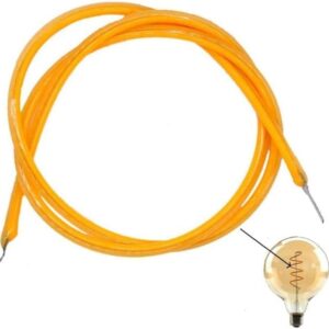 Warm Edison Bulb LED Filament Lamp Parts Flexible Filament 130mm 300mm Edison Bulb 3v Cob LED Filament LED Bead Diodes Light Accessories(300mm-warm Light) 3D Printing Filament,Flexible Led Filament