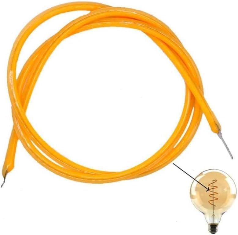 Warm Edison Bulb LED Filament Lamp Parts Flexible Filament 130mm 300mm Edison Bulb 3v Cob LED Filament LED Bead Diodes Light Accessories(300mm-warm Light) 3D Printing Filament,Flexible Led Filament