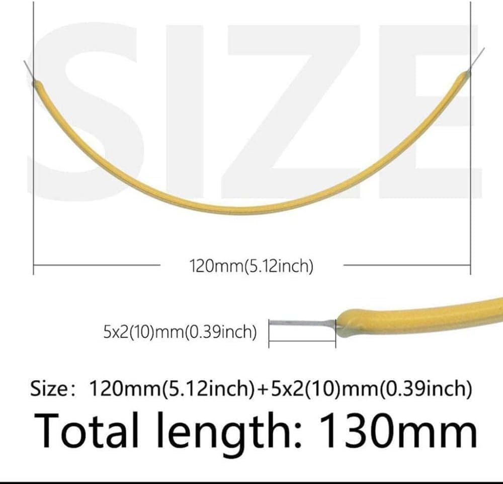 Warm Edison Bulb LED Filament Lamp Parts Flexible Filament 130mm 300mm Edison Bulb 3v Cob LED Filament LED Bead Diodes Light Accessories(300mm-warm Light) 3D Printing Filament,Flexible Led Filament