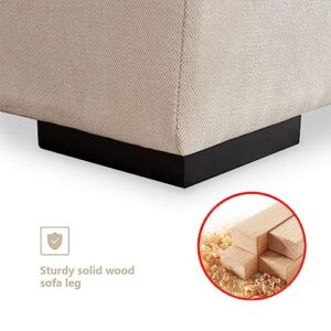 Free Combination Convertible Modular Sectional Sofa Cloud Couch Bed with Down Filled & Washable Seat/Back Cushions, Deep Seat Reversible Sleeper Corner Sofa&Couches for Living Room Office