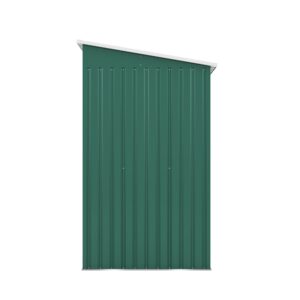 Generic 4.2 x 9.1 Ft Outdoor Storage Shed, Metal Tool Shed with Lockable Doors Vents, Utility Garden Shed for Patio Lawn Backyard (Green)