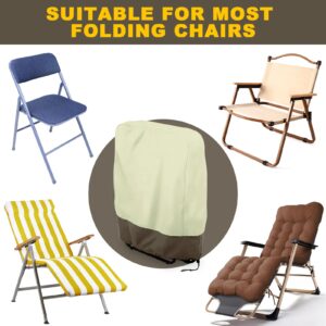 Outdoor Folding Chair Covers, 210D Oxford Cloth Zero Gravity Chair Covers Waterproof and UV Resistant(32.3'' x 36.7'x 8.3